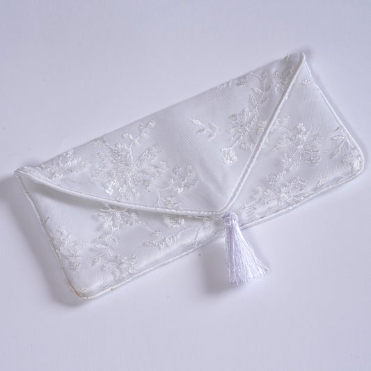 White Lace Bill Purse